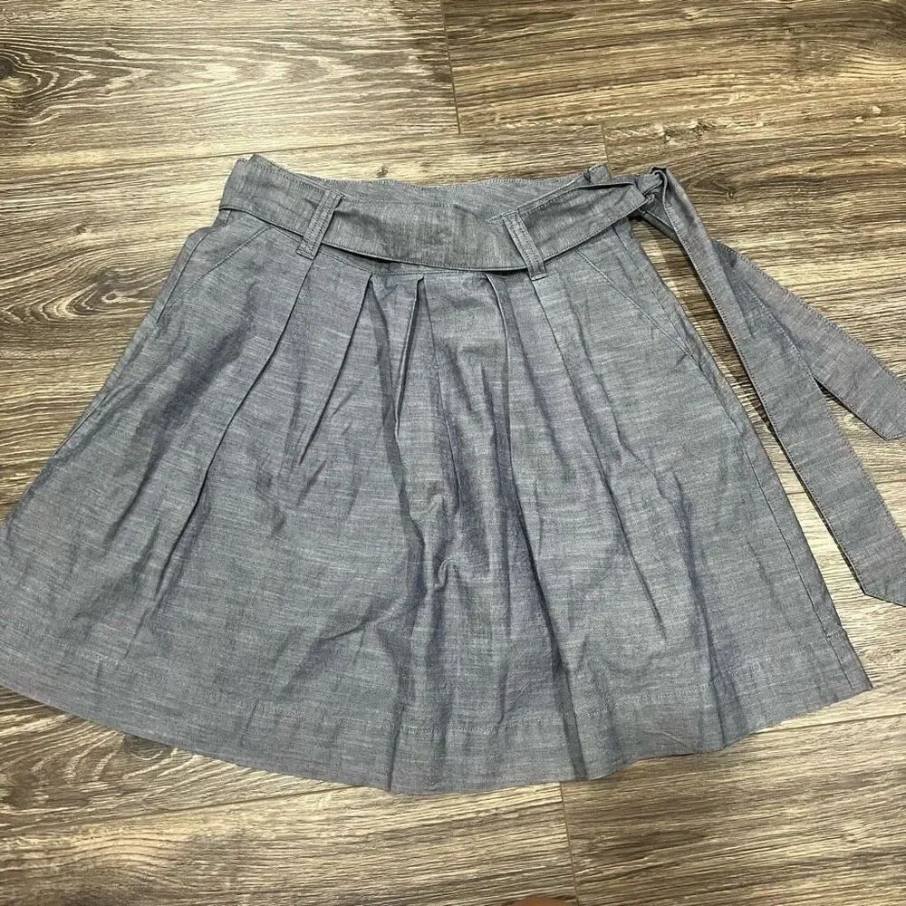 Halogen Chambray Circle Skirt